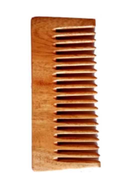 Natural Neem Wood Comb for Hair Growth