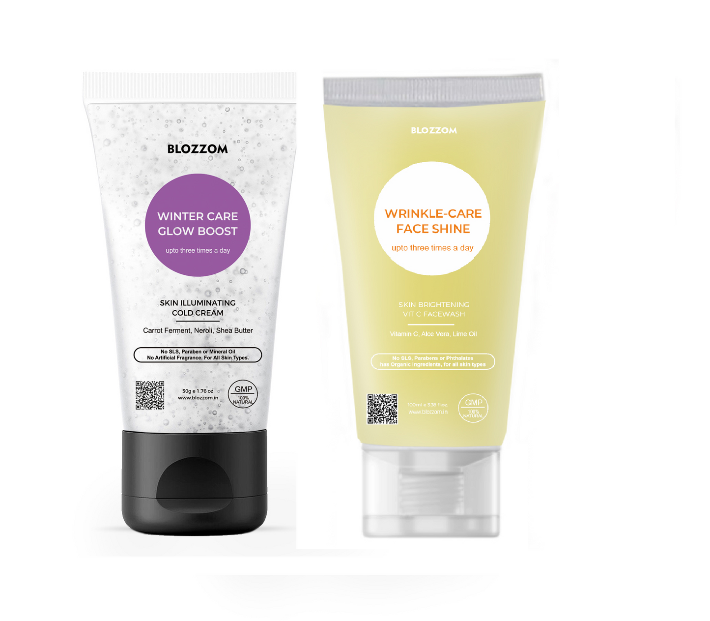Blozzom Moisturizing Cold Cream for Glow Boost with Shea Butter & Neroli 50gm