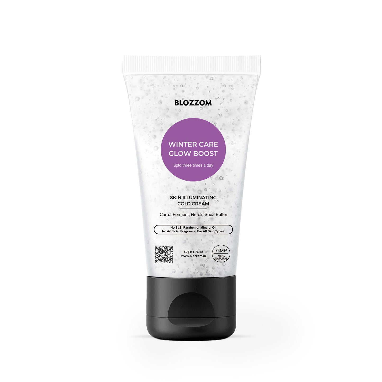 Blozzom Moisturizing Cold Cream for Glow Boost with Shea Butter & Neroli 50gm