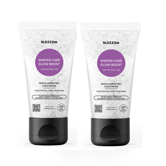 Blozzom Moisturizing Cold Cream for Glow Boost with Shea Butter & Neroli 50gm